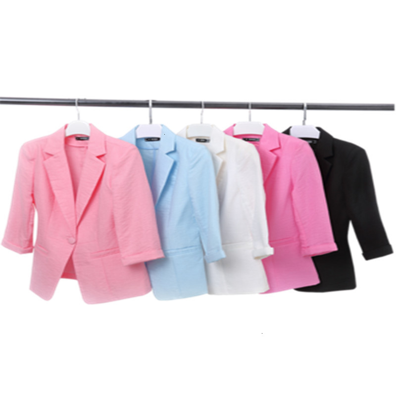 Small Suit Female Spring Summer New Korean Version of The Self-cultivation Cotton and Linen Casual Big Size Female Short Suit, Blue
Small Suit Female Spring Summer New Korean Version of The Self-cultivation Cotton and Linen Casual Big Size Female Short Suit, Blue