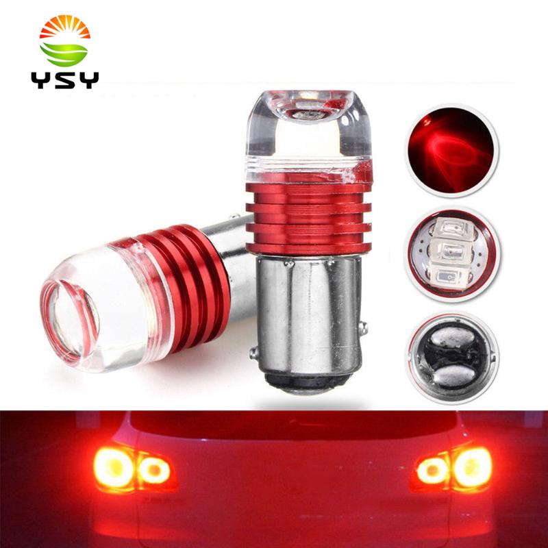 

2pcs LED Strobe Flash Light 1157 ba15s bay15d P21W P21/5W Brake Blink Light Lamp Bulb 12V Red White Blue Auto Tail Stop, As pic