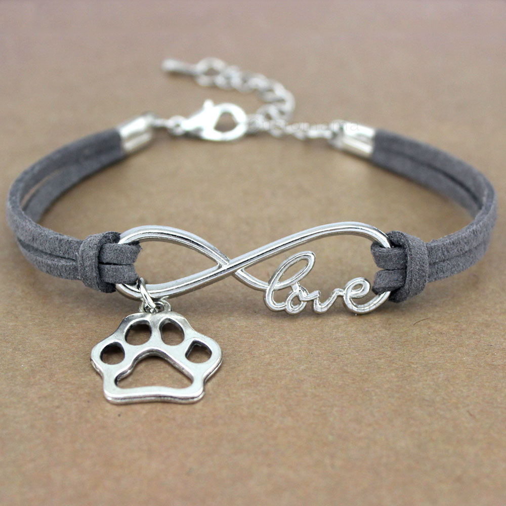 Dog Paws Best Friends Heart Unicorn Animal Infinity Love Charm Bracelets Silver Jewelry Women Men Girl Boy Unisex Gift 20 Colors
Dog Paws Best Friends Heart Unicorn Animal Infinity Love Charm Bracelets Silver Jewelry Women Men Girl Boy Unisex Gift 20 Colors