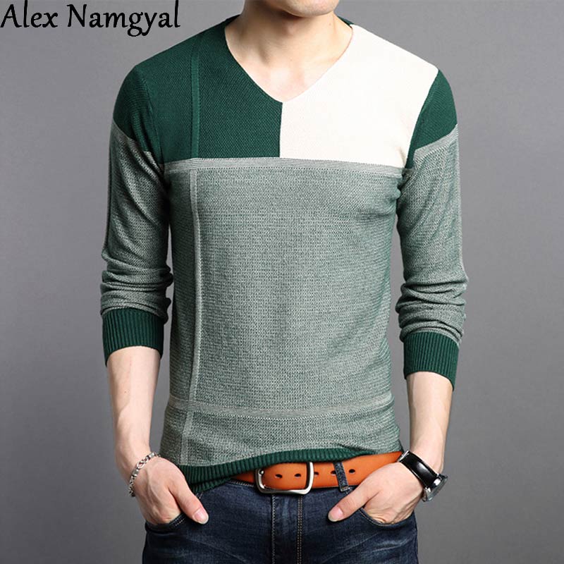 AlexNamgyal Men's Sweater 2017 Autumn And Winter Slim Fit Warm Sweater Men'S Casual V- Neck Knitted Pullover 4XL HJK22, Green
AlexNamgyal Men's Sweater 2017 Autumn And Winter Slim Fit Warm Sweater Men'S Casual V- Neck Knitted Pullover 4XL HJK22, Green