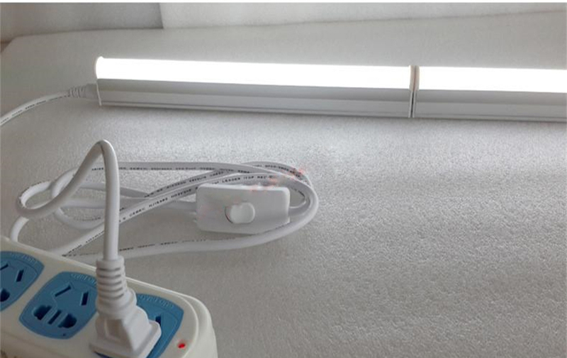 Power Cable Wire for T5/T8 Wire Connector Power Cord 2Pin LED Tube, Extension Cord for Integrated LED Fluorescent Tube Light Bulb US-Plug