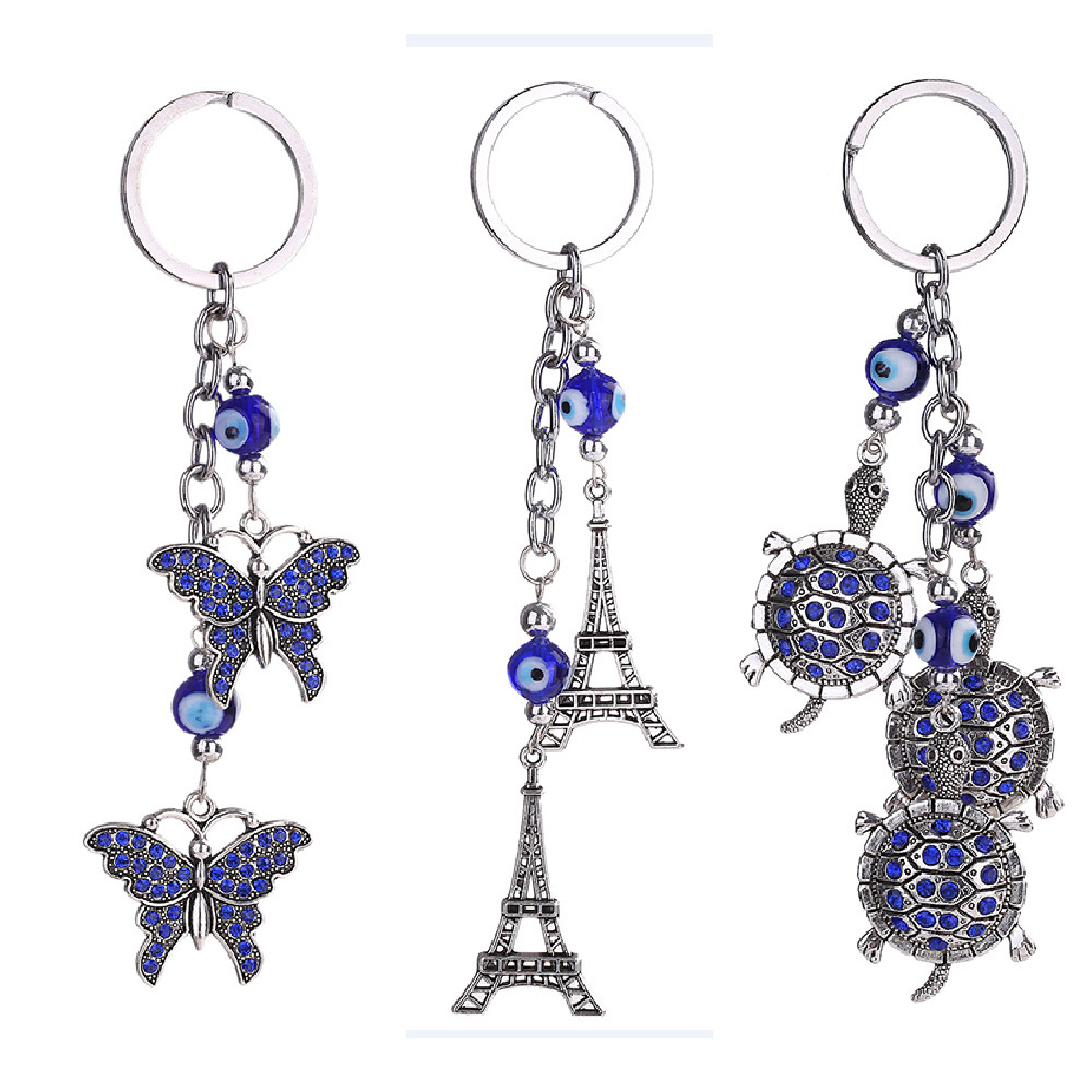Lucky Butterfly and Evil funny Eye Good Luck Keychain Ring Handbag Charm crystal Eiffel Tower Pendant Purse Bag Keyring Gift
Lucky Butterfly and Evil funny Eye Good Luck Keychain Ring Handbag Charm crystal Eiffel Tower Pendant Purse Bag Keyring Gift