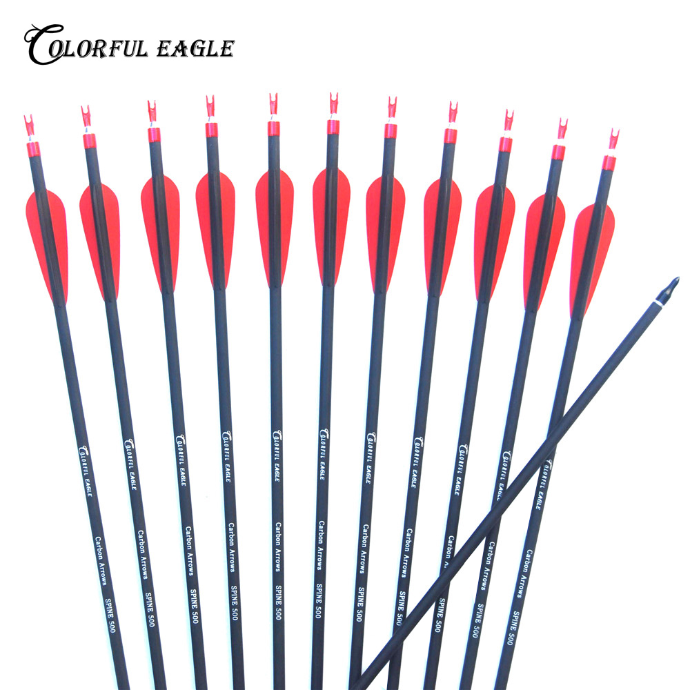28/30/31-Inch OD 7.6 mm Outdoor Archery Practice Target Carbon Arrows with Replaceable Broadhead for Compound Recurve Bow arrow Hunting
28/30/31-Inch OD 7.6 mm Outdoor Archery Practice Target Carbon Arrows with Replaceable Broadhead for Compound Recurve Bow arrow Hunting