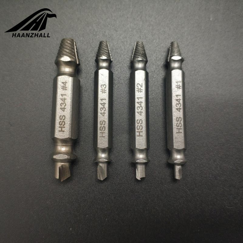 Double Ended Damaged Screw Extractor Broken Breakage Head Screw Extractors Wood Bolts Remover Extract Drill Tool 1# 2# 3# 4#
Double Ended Damaged Screw Extractor Broken Breakage Head Screw Extractors Wood Bolts Remover Extract Drill Tool 1# 2# 3# 4#