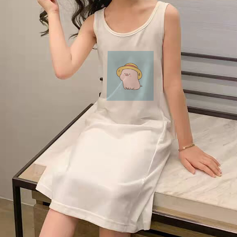 2020 Summer New Girls Casual Sleeveless Princess Dresses Harajuku Cartoon Dress Kawaii Animal 4T-6T Dress Children Wild Clothes, White
2020 Summer New Girls Casual Sleeveless Princess Dresses Harajuku Cartoon Dress Kawaii Animal 4T-6T Dress Children Wild Clothes, White