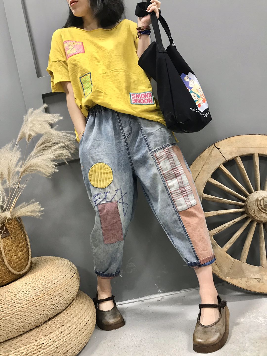 Pink Female 7 Minutes Of Pants To Restore Ancient Ways Do Old Letters Embroidered Big Yards Bk4537
Pink Female 7 Minutes Of Pants To Restore Ancient Ways Do Old Letters Embroidered Big Yards Bk4537