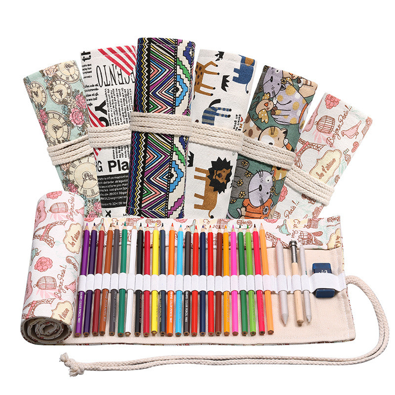 12 Roll School Pencil Bag Canvas Pen Curtain Large Capacity Pencil Bag Painter Student Roll Pen Bag
12 Roll School Pencil Bag Canvas Pen Curtain Large Capacity Pencil Bag Painter Student Roll Pen Bag