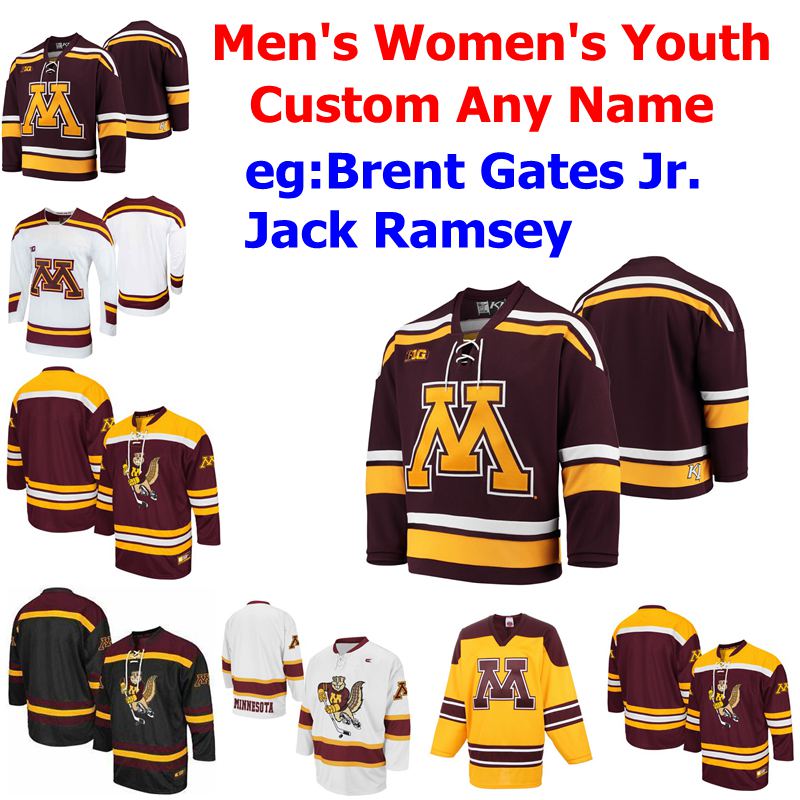 Custom Minnesota Golden Gophers College Hockey Jerseys Men's Brent Gates Jr. Jersey Mittelstadt Jack Ramsey Tyler Sheehy Bristedt Stitched, Womens yellow
Custom Minnesota Golden Gophers College Hockey Jerseys Men's Brent Gates Jr. Jersey Mittelstadt Jack Ramsey Tyler Sheehy Bristedt Stitched, Womens yellow