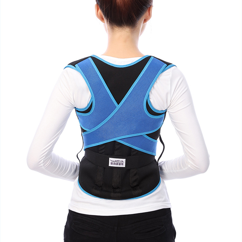 Men And Women Posture Corrector Adjustable Back Support Belt Braces & Supports Neoprene Shoulder Back Brace 3 Plates Black, Blue
Men And Women Posture Corrector Adjustable Back Support Belt Braces & Supports Neoprene Shoulder Back Brace 3 Plates Black, Blue