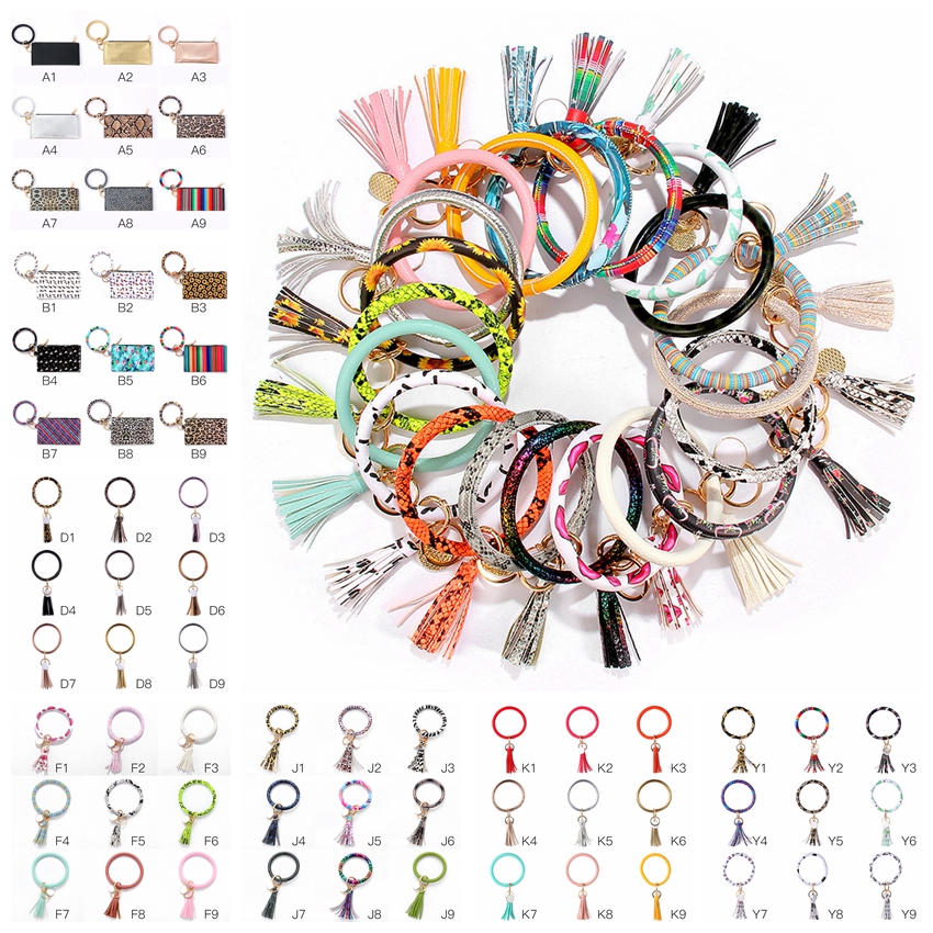 PU Leather Tassel Bracelet Keychain Bangle Key ring Round Bracelet Leopard Bracelet Bangle Key Holder Party Favor CCA12250 30pcs
PU Leather Tassel Bracelet Keychain Bangle Key ring Round Bracelet Leopard Bracelet Bangle Key Holder Party Favor CCA12250 30pcs
