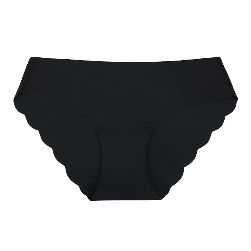 Women Sexy Panties Low Rise Seamless Briefs Ultra-thin Solid Color Underwear Ruffles Lingerie Hot, Black
Women Sexy Panties Low Rise Seamless Briefs Ultra-thin Solid Color Underwear Ruffles Lingerie Hot, Black