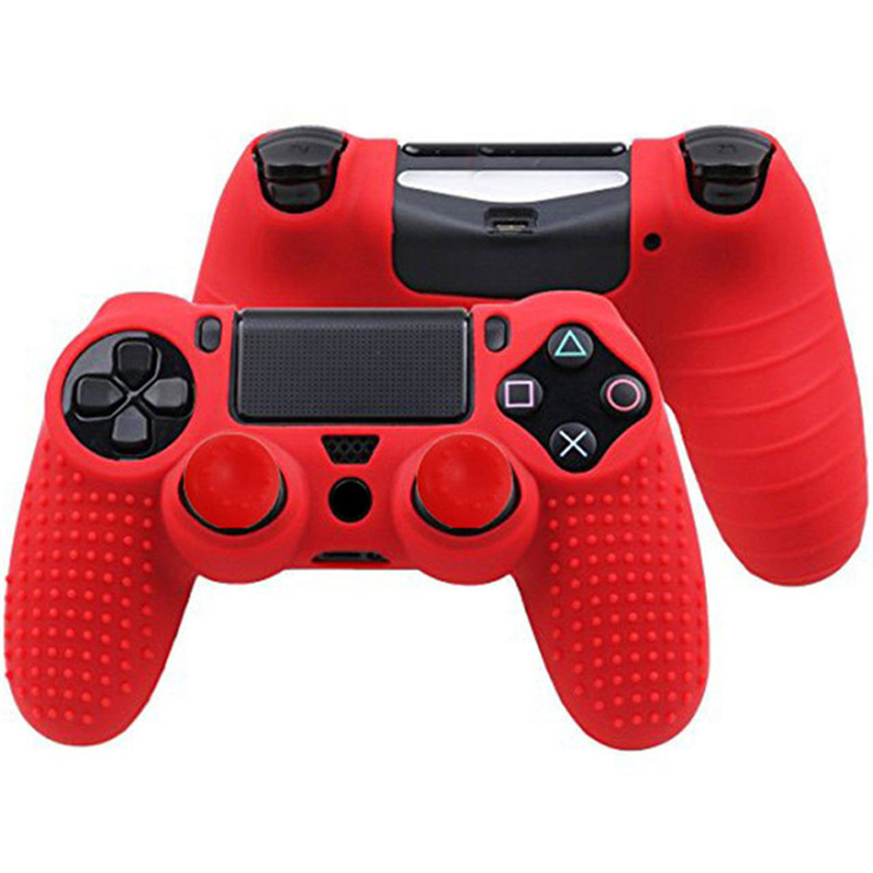 PS4 Game Controller Gamepad Soft Silicone Gel Rubber Case Cover Joysticks For SONY Playstation 4 Protection Case For PS4 Pro Slim Game pad