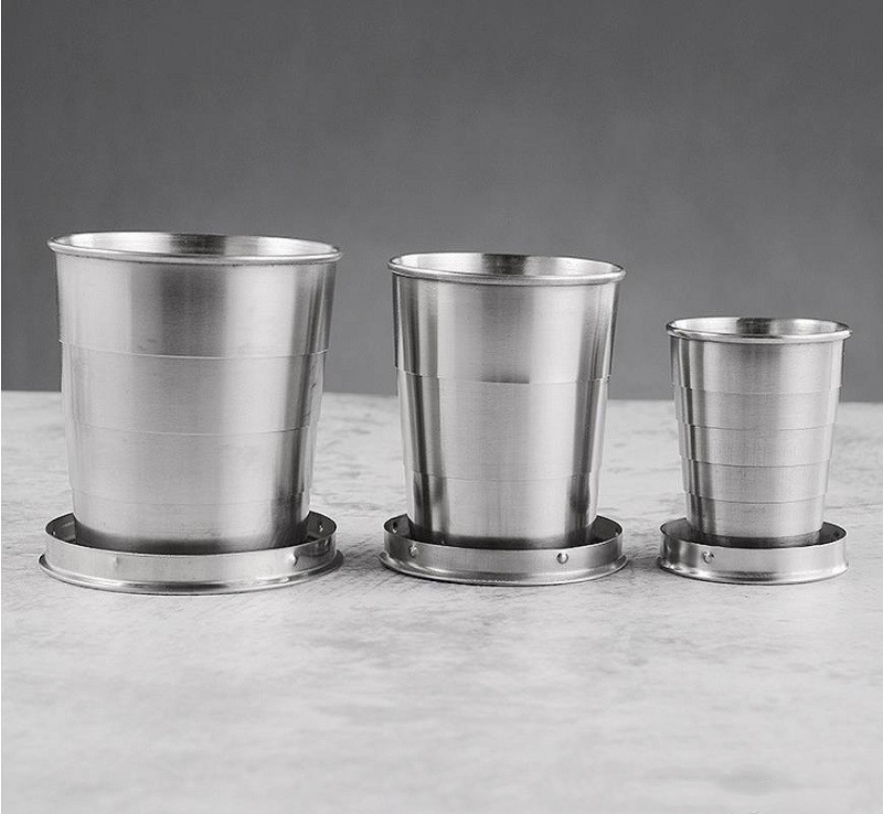150ml Telescopic Cup Folding Wine Tumbler Foldable Water Mug Stainless Steel Double Walled Mug Outdoor Camping Portable Cup, Stainless steel color
150ml Telescopic Cup Folding Wine Tumbler Foldable Water Mug Stainless Steel Double Walled Mug Outdoor Camping Portable Cup, Stainless steel color