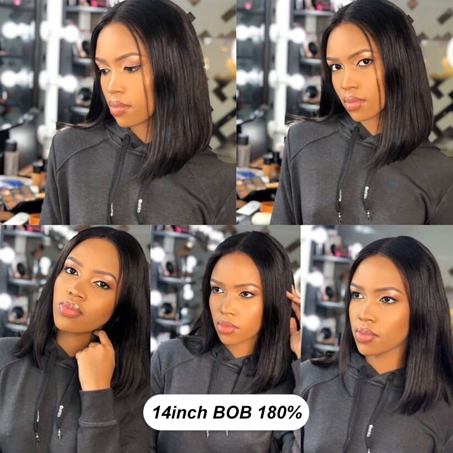 DIVA Glueless Full ace Human Hair Wigs Pre Plucked Hairline 13X6 Brazilian Straight Lace Frontal Wig 150%density Remy