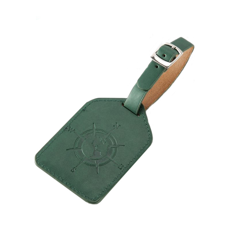 10pcs Portable Compass Leather Suitcase Luggage Tag Label Bag Pendant Handbag Travel Accessories Name ID Address Tags