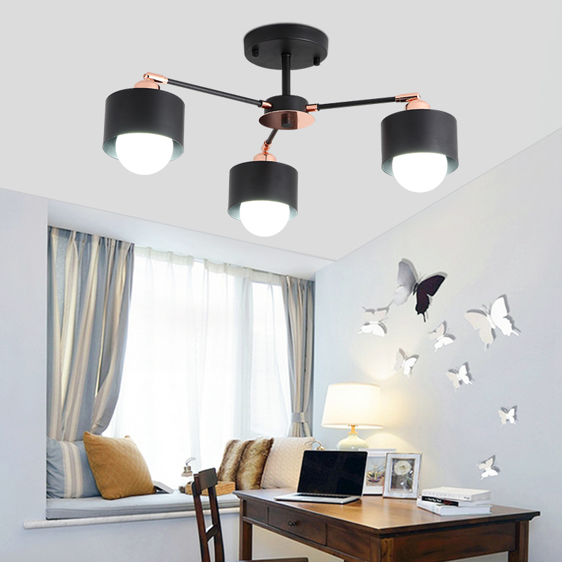 Modern ceiling lights Pendant Lamps for living room bedroom Kitchen Iron Lampshade plafonnier led indoor home lighting luminarias para teto