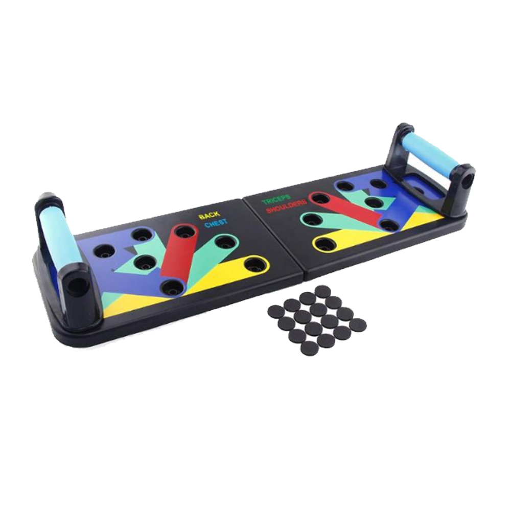 Push Up Rack Board Foldable Multifunctional Push Up Rack Board Home Workout Board Abdominal Muscle Exercise Equipment Y200506