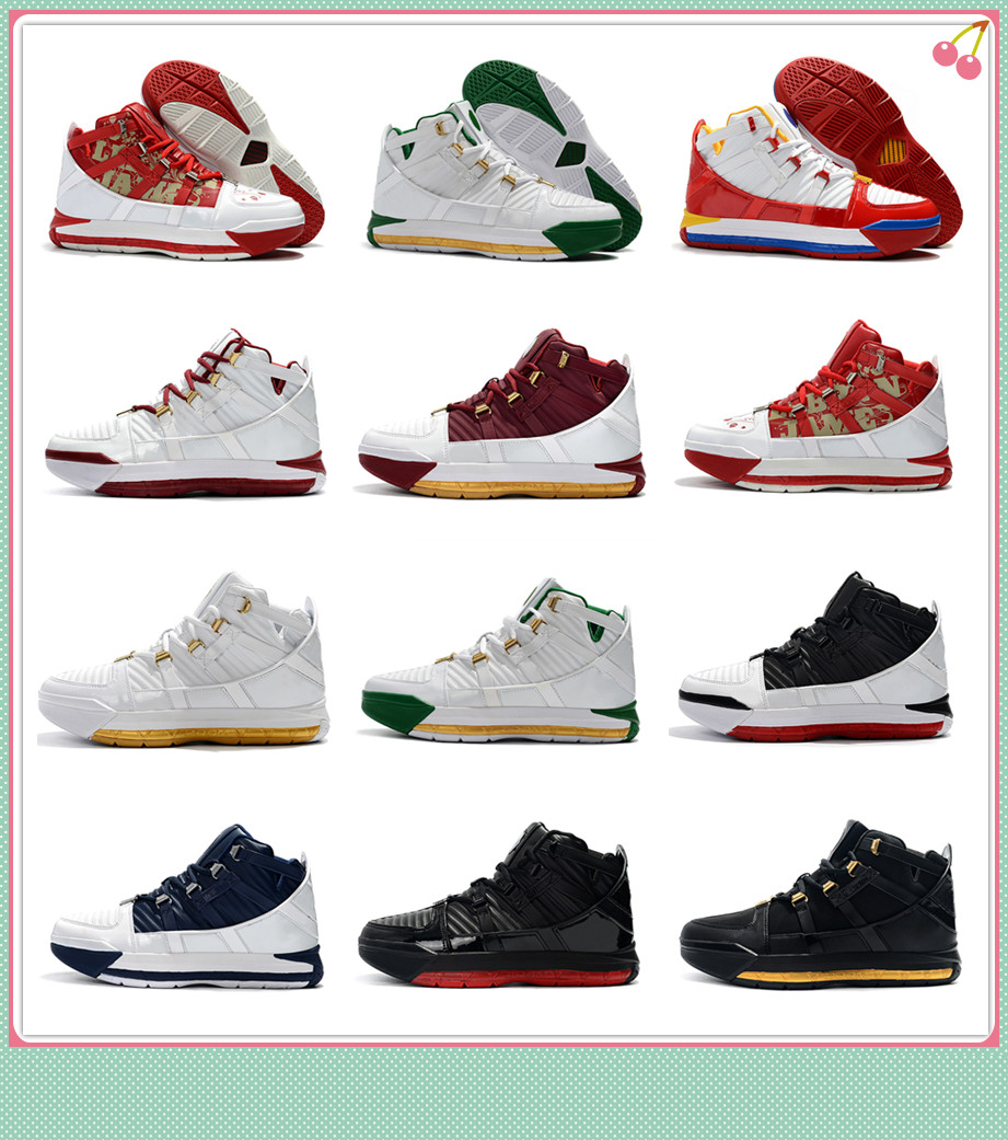 2019 Zoom 3 QS SVSM Home CTK SuperBron White Navy Black Maroon Red Men Basketball Shoes Zoom 3s Metallic Gold Mens Sneakers
2019 Zoom 3 QS SVSM Home CTK SuperBron White Navy Black Maroon Red Men Basketball Shoes Zoom 3s Metallic Gold Mens Sneakers