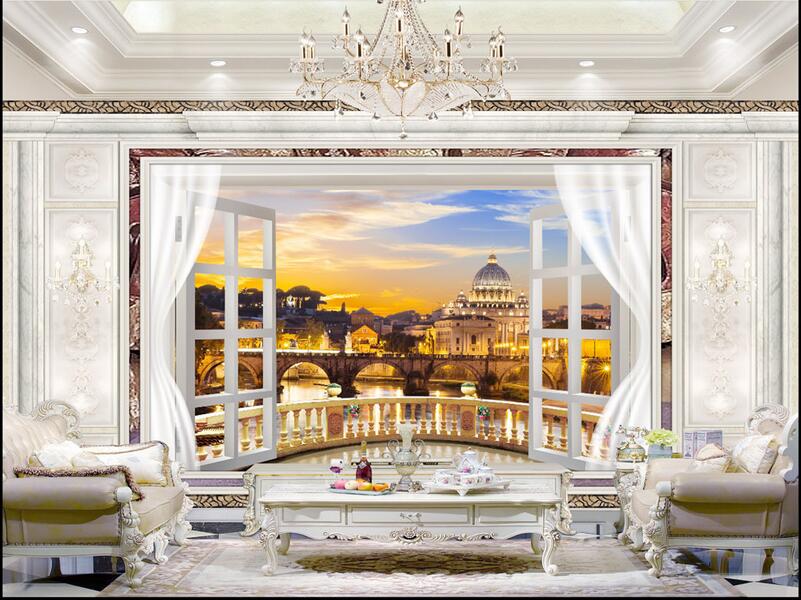 WDBH custom photo 3d wallpaper Window outside balcony night view wall living room Home decor 3d wall murals wallpaper for walls 3 d, Non-woven
WDBH custom photo 3d wallpaper Window outside balcony night view wall living room Home decor 3d wall murals wallpaper for walls 3 d, Non-woven