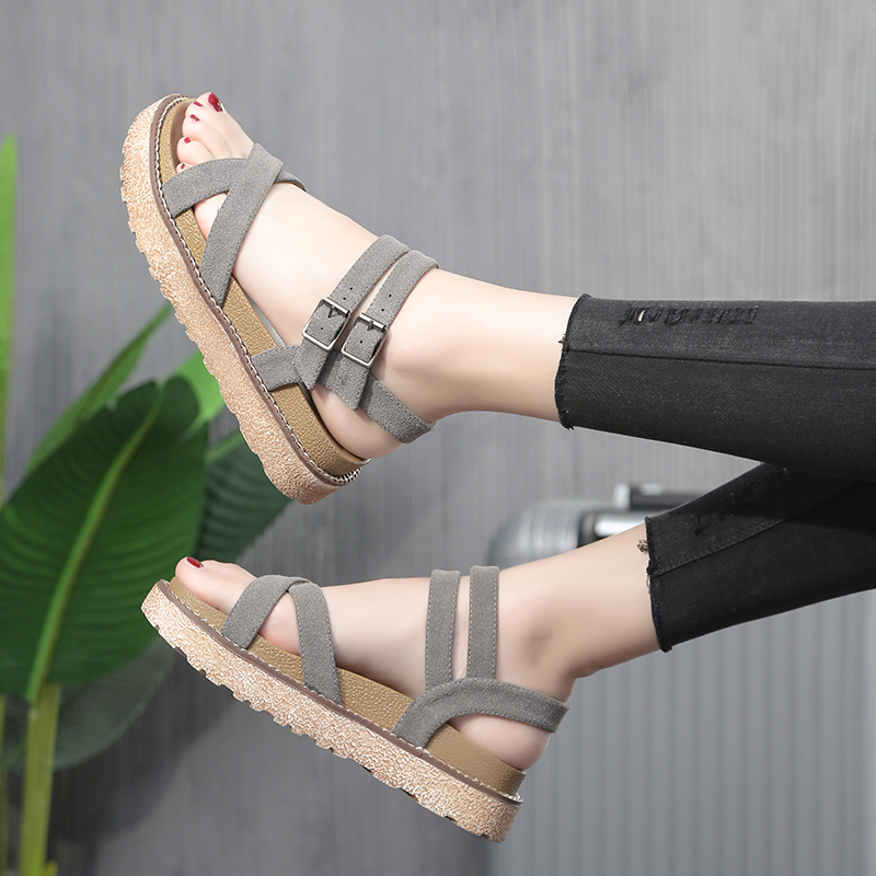 HEE GRAND Ankle Strap Flat Sandals New Fashion Platform Sandals Women Slip On Solid Walking Shoes Ladies Casual Creepers XWZ5748, Black
HEE GRAND Ankle Strap Flat Sandals New Fashion Platform Sandals Women Slip On Solid Walking Shoes Ladies Casual Creepers XWZ5748, Black
