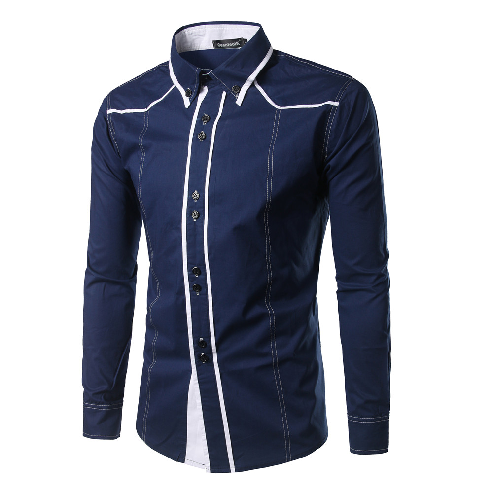 Men Shirt Fashion Trend Male Large Size Long Sleeve Shirts Casual Hit Color Slim Fit Black Men's Casual Shirts Dress Shirts Xxl, White
Men Shirt Fashion Trend Male Large Size Long Sleeve Shirts Casual Hit Color Slim Fit Black Men's Casual Shirts Dress Shirts Xxl, White