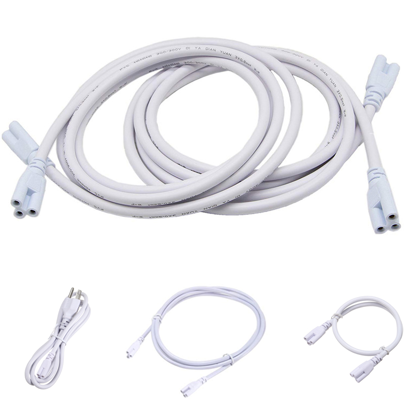 Extension lamp cord with 3 pin connectors led tube light cable for t8 t5 integrated tube bulbs US EU plug wire
Extension lamp cord with 3 pin connectors led tube light cable for t8 t5 integrated tube bulbs US EU plug wire