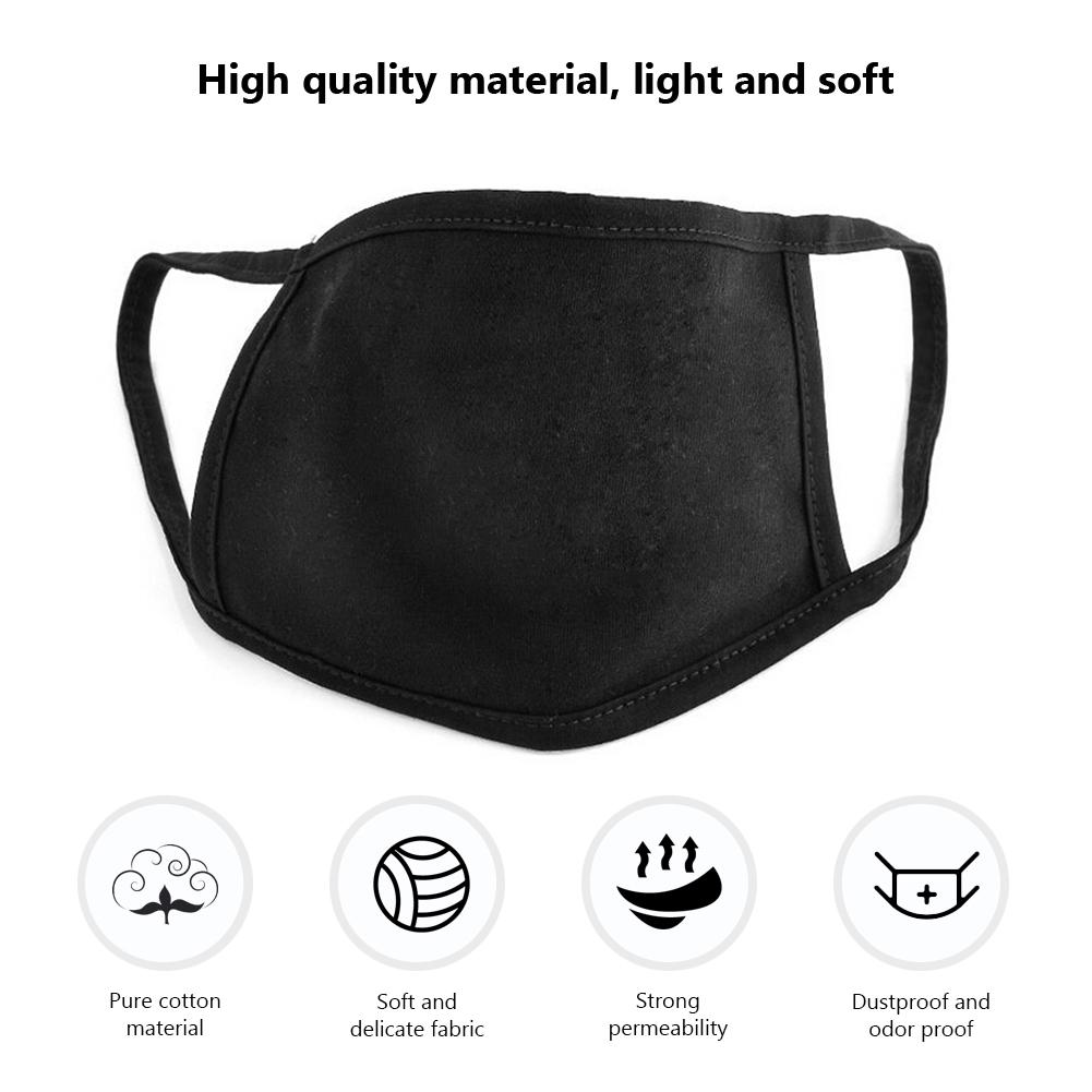In Stock Cartoon Lovely Cotton Face Masks Washable Teeth Pattern Cute Protective Mouth Cover Warm Anti Dust Proof Respirator Mask