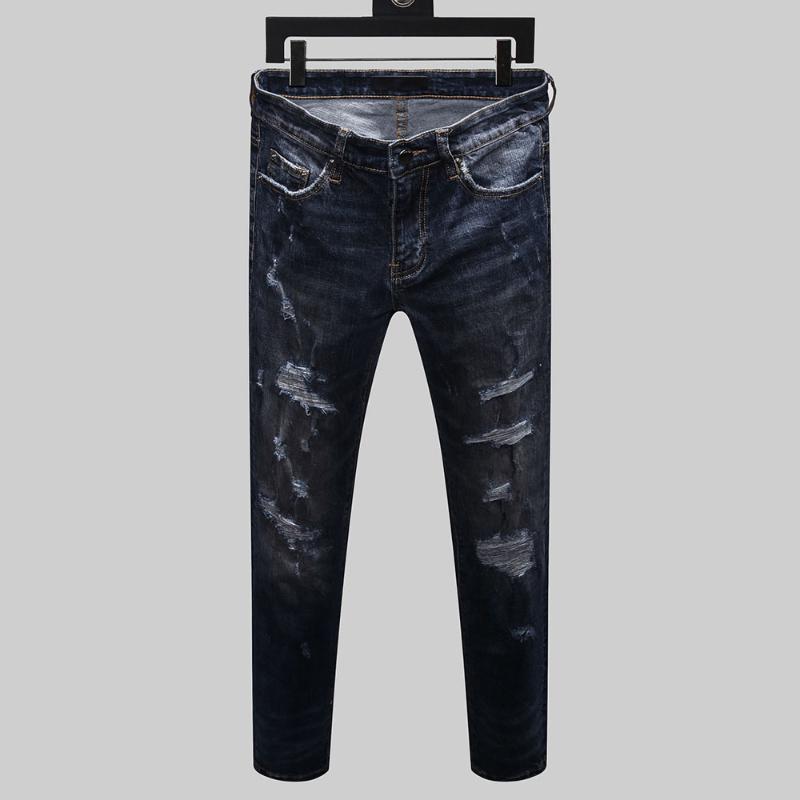 European Italy men brand jeans pants Men slim jeans patchwork Moto & Biker luxury pants black hole for 8137
European Italy men brand jeans pants Men slim jeans patchwork Moto & Biker luxury pants black hole for 8137