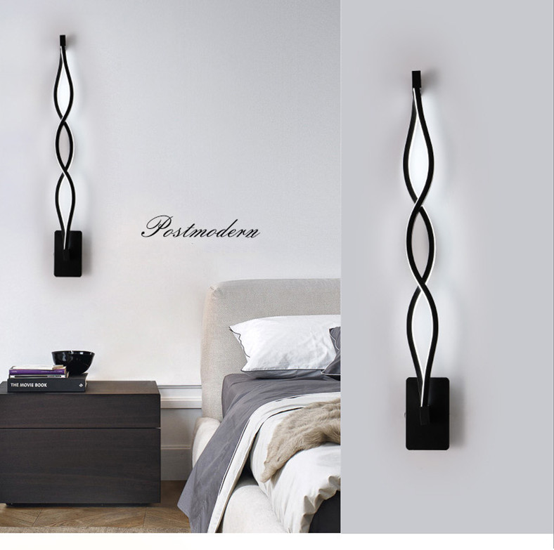 Bedroom Bedside Wall lamp LED Creative Simple Modern Lamp Art Wall lamp Acrylic Corridor Staircase Lights Design TV background wall lighting
Bedroom Bedside Wall lamp LED Creative Simple Modern Lamp Art Wall lamp Acrylic Corridor Staircase Lights Design TV background wall lighting