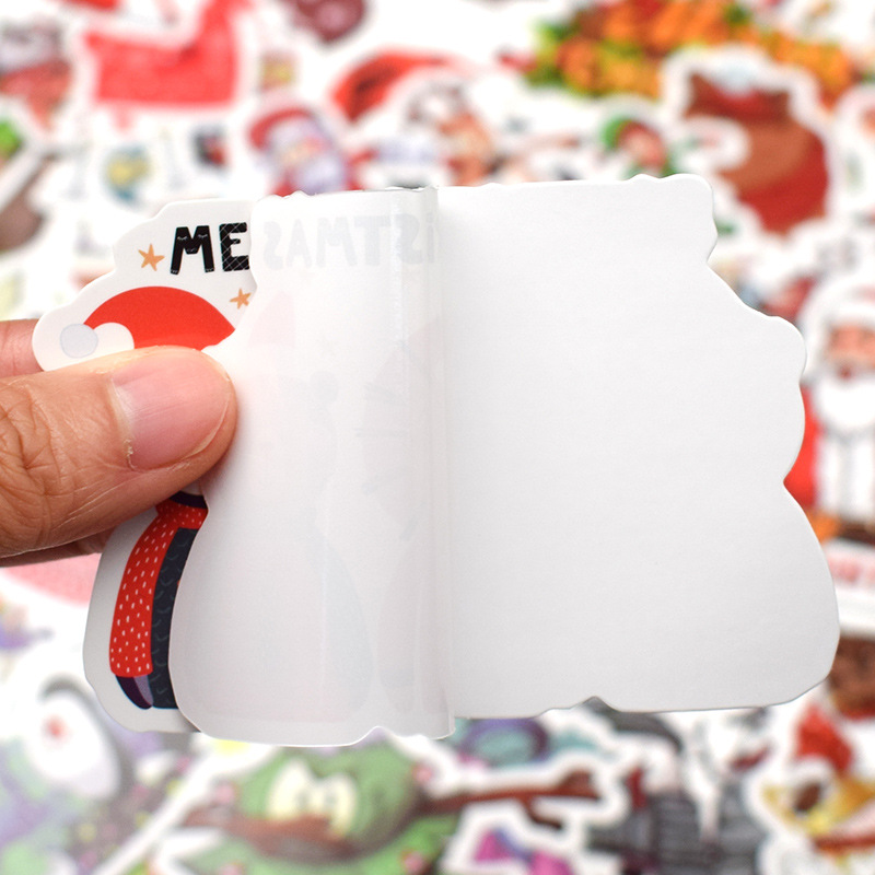Cute Christmas Stickers and Decals for Cars Motorcycle Water Bottle Laptop Macbook Suitcase 50 Pcs Vinyl Stickers Pack