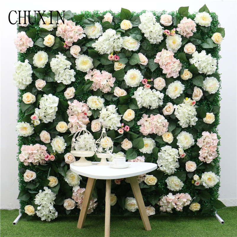 Wedding background flower wall Artificial green plant hydrangea rose plant wall hotel engineering landscaping garden decoration, Pink
Wedding background flower wall Artificial green plant hydrangea rose plant wall hotel engineering landscaping garden decoration, Pink