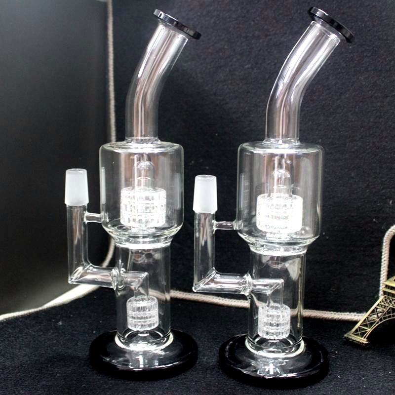 Blcak Glass Bongs 10 Inch Vortex Hookahs Double Cages Percolator Pipe Dab Oil Rigs Mobius Matrix sidecar Wate Bong Bubbler
Blcak Glass Bongs 10 Inch Vortex Hookahs Double Cages Percolator Pipe Dab Oil Rigs Mobius Matrix sidecar Wate Bong Bubbler