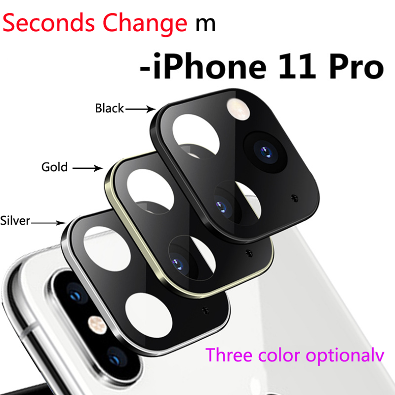 Protection Tempered Glass Seconds Change for iPhone 11 Pro Max Camera Lens Cover for iPhone X XS MAX Titanium Alloy Case Back Camera Cover
Protection Tempered Glass Seconds Change for iPhone 11 Pro Max Camera Lens Cover for iPhone X XS MAX Titanium Alloy Case Back Camera Cover