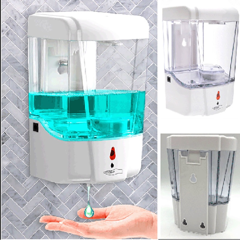 Automatic Sensor Soap Dispenser Wall-mounted Hand Sanitizer Box Hand Clean Bathroom Accessories Hotel Toilet Supplies XD23661
Automatic Sensor Soap Dispenser Wall-mounted Hand Sanitizer Box Hand Clean Bathroom Accessories Hotel Toilet Supplies XD23661