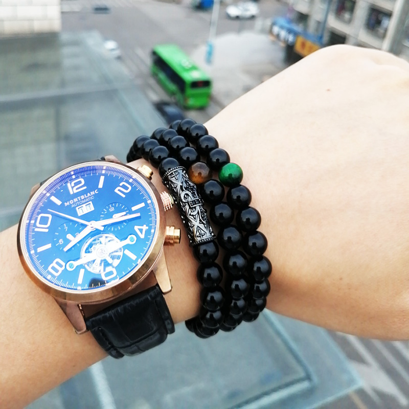 Beaded, Strands Natural Black Beaded Bracelet Set Tiger Eye Stone Bracelets For Women Beads Pulseras Men Bileklik Mens Pulseira Feminina
Beaded, Strands Natural Black Beaded Bracelet Set Tiger Eye Stone Bracelets For Women Beads Pulseras Men Bileklik Mens Pulseira Feminina