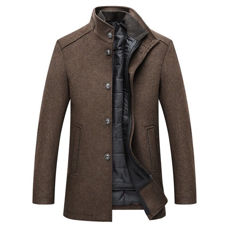 Winter Men Wool Jacket Slim Fit Thick Warm Coat with Adjustable Vest Male Woolen Jackets Mens Brand Clothing, Grey
Winter Men Wool Jacket Slim Fit Thick Warm Coat with Adjustable Vest Male Woolen Jackets Mens Brand Clothing, Grey