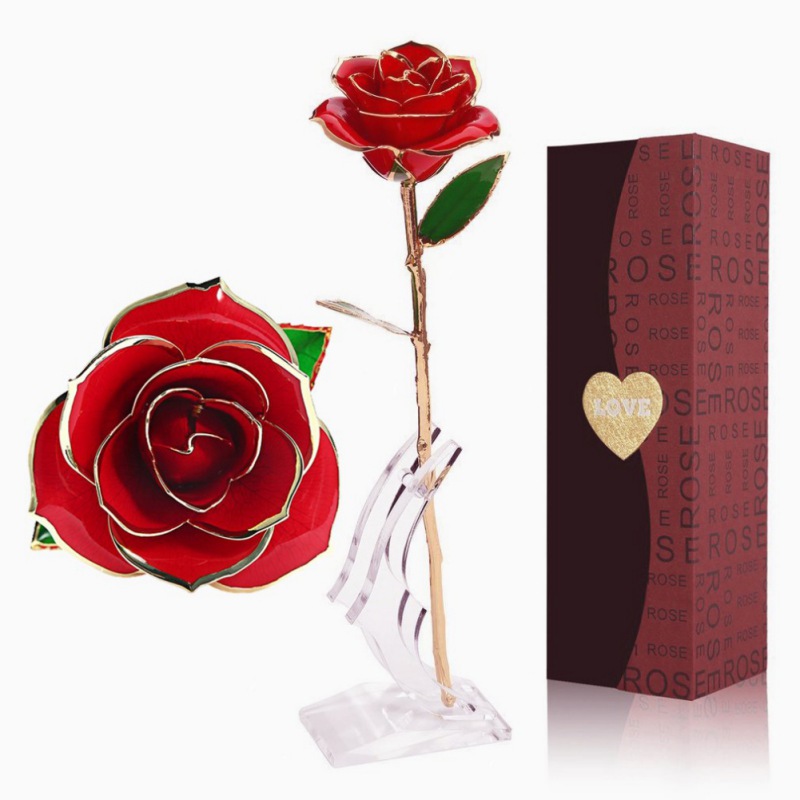 Valentine's Day Gift Wedding Decoration Artificial Gold Rose Flower And LED Light String Wooden Base
Valentine's Day Gift Wedding Decoration Artificial Gold Rose Flower And LED Light String Wooden Base