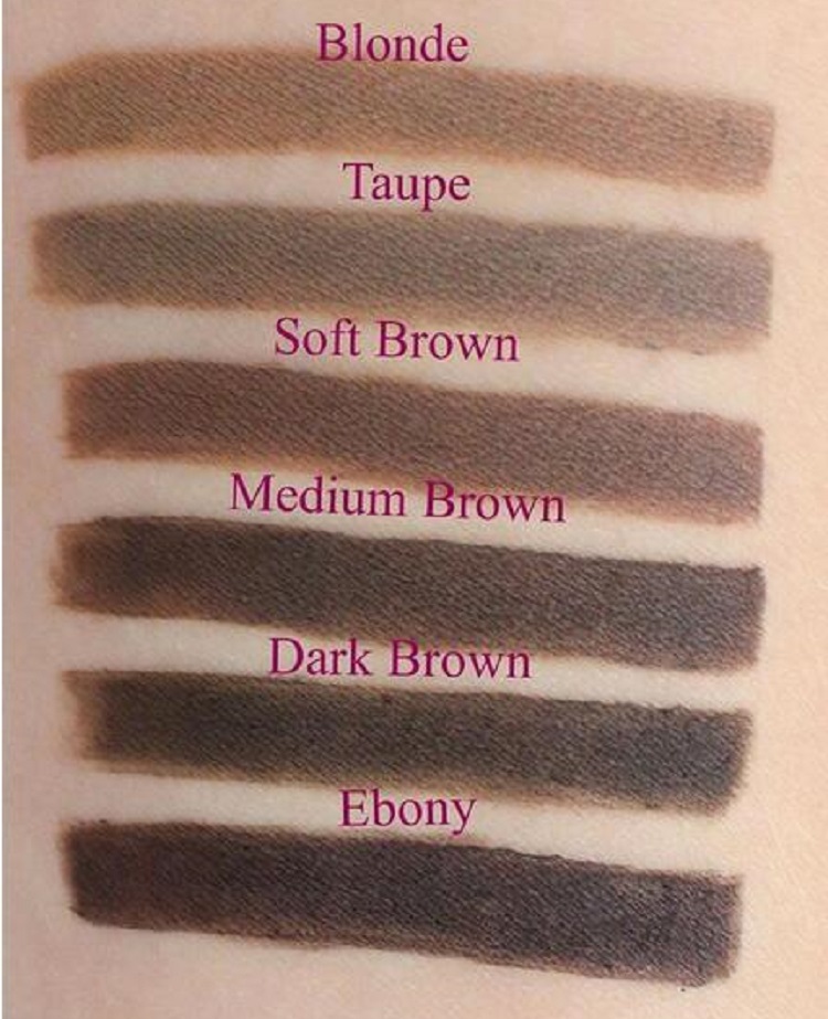Durable Makeup Kit: Long-lasting Eyebrow Color Palette Featuring a Variety of Tones