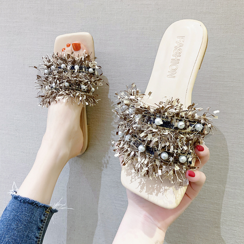 2020 Women Slides Square Toe Casual Flat Slippers Ladies Summer Outdoor Slipper Fashion Women Beach Sandals, Beige
2020 Women Slides Square Toe Casual Flat Slippers Ladies Summer Outdoor Slipper Fashion Women Beach Sandals, Beige