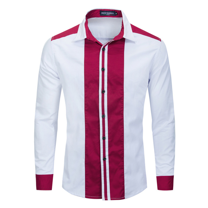 2020 Striped Shirt Men Casual Retro Hombre Bowling Button-Down 100% Cotton Shirt Male Long Sleeve Men' Patchwork Shirts 218, 218 red white
2020 Striped Shirt Men Casual Retro Hombre Bowling Button-Down 100% Cotton Shirt Male Long Sleeve Men' Patchwork Shirts 218, 218 red white