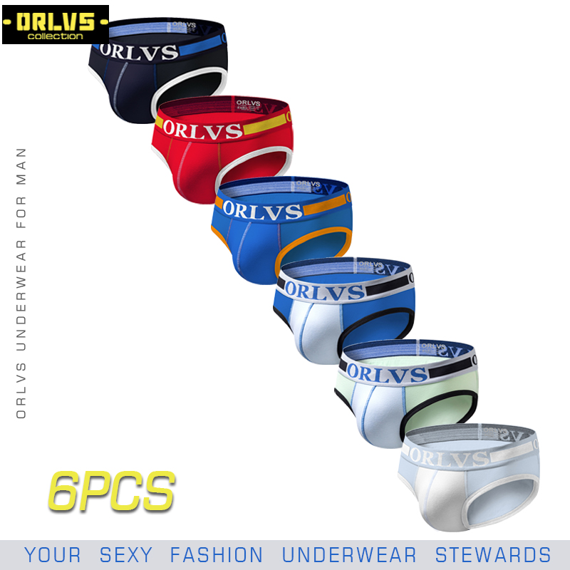 ORLVS 6PC/LOT Men Underwear Sexy male briefs shorts Cotton Underpants Comfortable Underwear Mens Panties Sexy Tanga Gay Briefs, (6)or39-mulit
ORLVS 6PC/LOT Men Underwear Sexy male briefs shorts Cotton Underpants Comfortable Underwear Mens Panties Sexy Tanga Gay Briefs, (6)or39-mulit