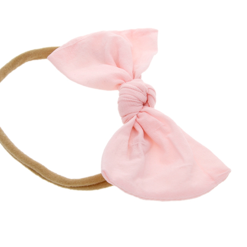 Hair Bows Nylon Elastic Headband For Girls Kids Fabric Soft Headbands Cute Baby Hair Band Accessories Headwear HC145