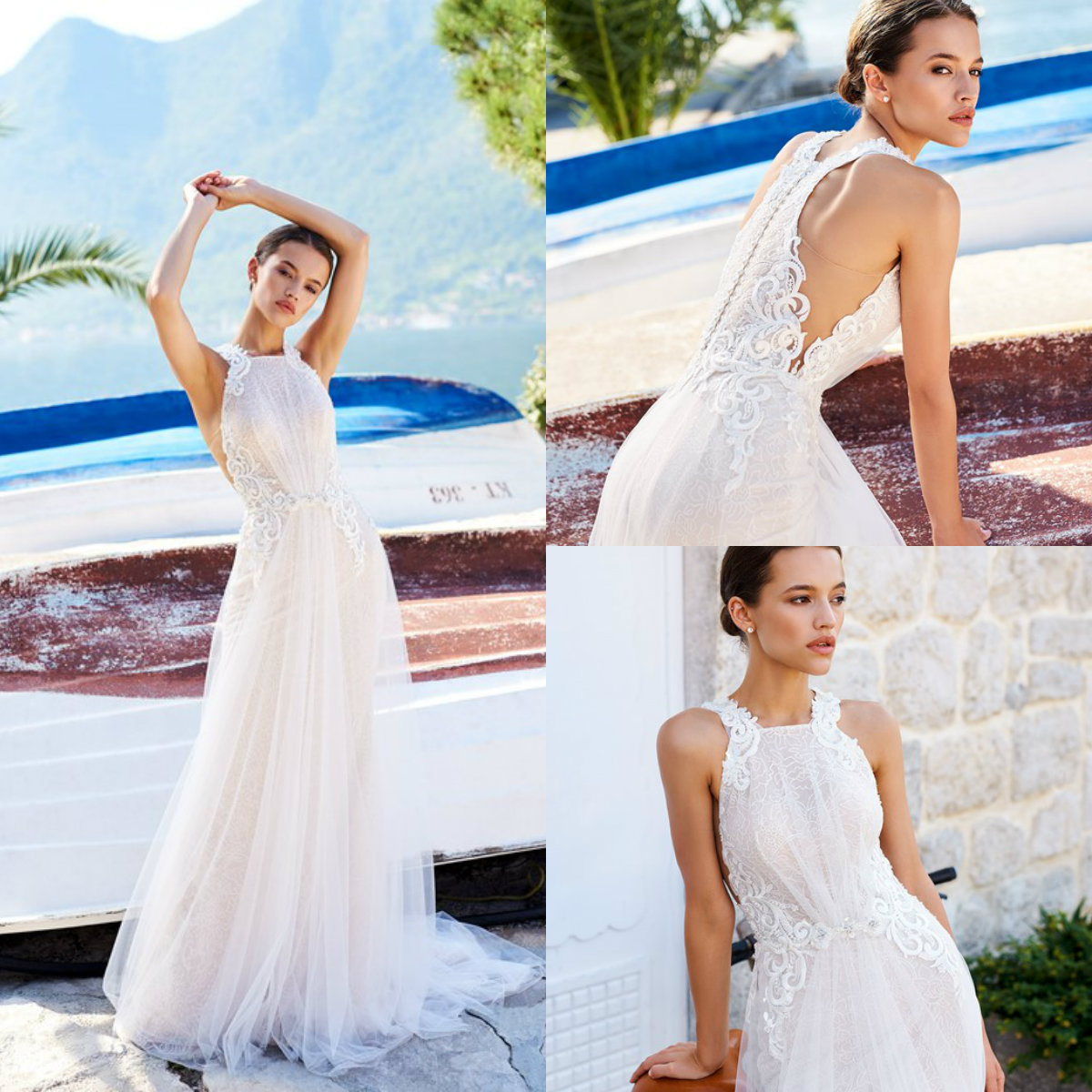 2020 Gali Karten Bohemian Wedding Dresses A Line Sweep Train Lace Applique Beach Wedding Gowns Square Neck Custom Made Boho Bridal Dress, Green
2020 Gali Karten Bohemian Wedding Dresses A Line Sweep Train Lace Applique Beach Wedding Gowns Square Neck Custom Made Boho Bridal Dress, Green