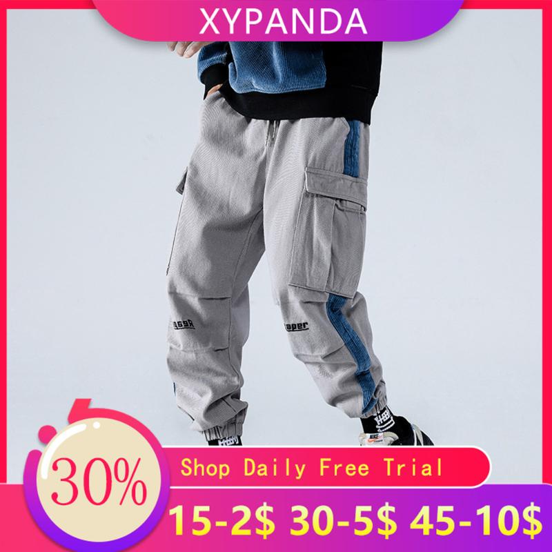 XYPANDA Tie Pants Overalls Men's Tide Brand Trend Cargo Loose Nine Points Casual Pants Stitching Stripes Casual Trousers Men, Black
XYPANDA Tie Pants Overalls Men's Tide Brand Trend Cargo Loose Nine Points Casual Pants Stitching Stripes Casual Trousers Men, Black