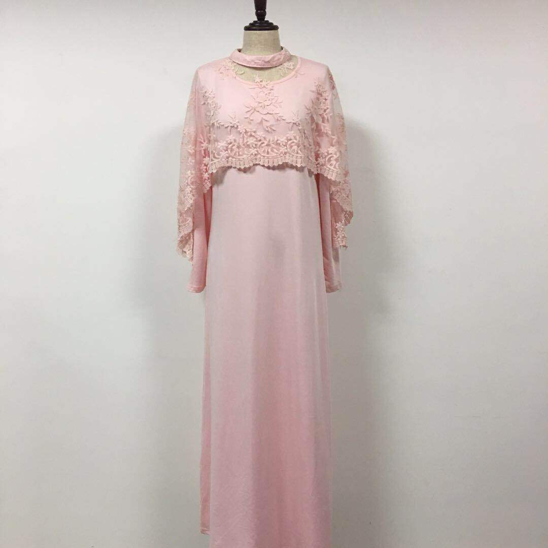 muslim maxi dresses abaya women arabic style embroidery print knit evening dress shawl kaftan ladies female ethnic party islamic clothing