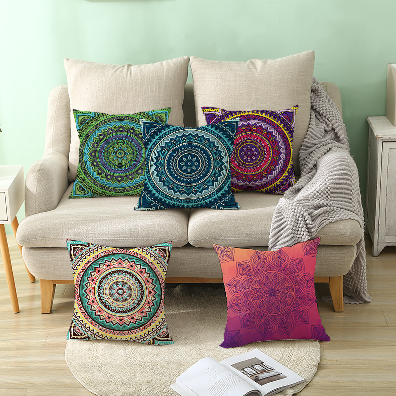 Boho Style Print Pillow Cover Mandala Pattern Pillow Case Soft Peach Skin Sofa Cushion Cover Bohemian Pillow Cover 40 Designs DBC VT0844, 40 colors
Boho Style Print Pillow Cover Mandala Pattern Pillow Case Soft Peach Skin Sofa Cushion Cover Bohemian Pillow Cover 40 Designs DBC VT0844, 40 colors