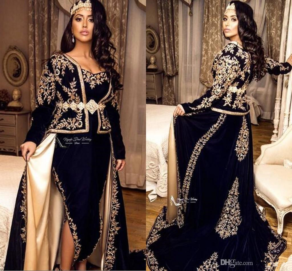 2020 Dark Navy Arabic Long Sleeves Split Evening Dresses Lace Embroidery V Neck Floor Length Prom Dresses Formal Party Gown With Over Skirt, Royal blue
2020 Dark Navy Arabic Long Sleeves Split Evening Dresses Lace Embroidery V Neck Floor Length Prom Dresses Formal Party Gown With Over Skirt, Royal blue
