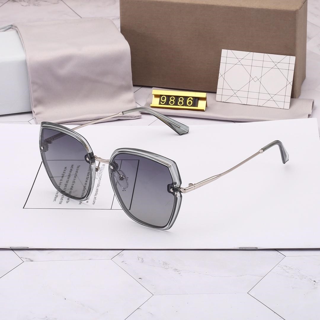 Luxury-Sunglasses -2019 New Stylish Ladies Polarizer Polygonal Cut-Edge Sunglas…