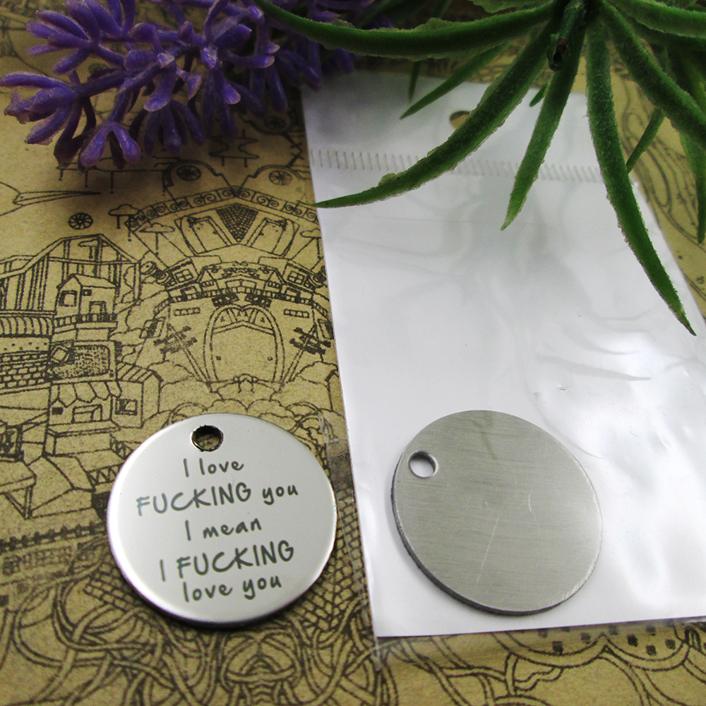 40pcs--"I love fucking you I mean"stainless steel charms more style for choosing DIY Charms pendants for necklace
40pcs--"I love fucking you I mean"stainless steel charms more style for choosing DIY Charms pendants for necklace