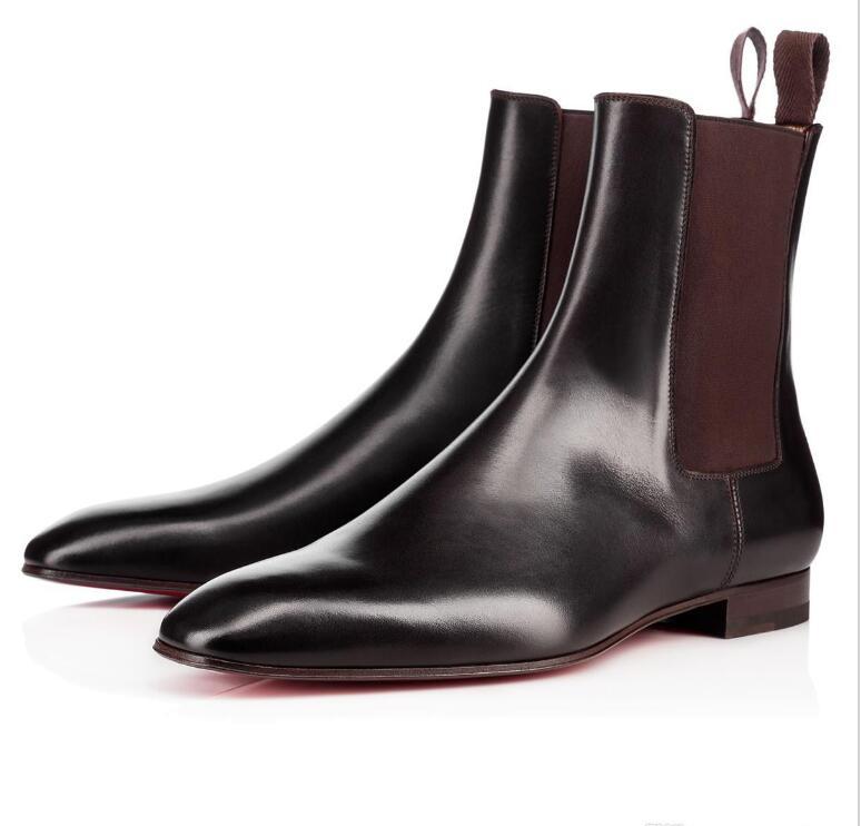ClassicGenuine Leather Ankle Boots Men Slip On Red Bottom Roadie Flat Man Ankle Boots Women Luxury Designer Outdoor Red Sole Walking EU35-47, Black
ClassicGenuine Leather Ankle Boots Men Slip On Red Bottom Roadie Flat Man Ankle Boots Women Luxury Designer Outdoor Red Sole Walking EU35-47, Black